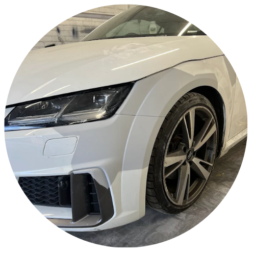 A quote being prepared for a customer at RG Car Body Repair